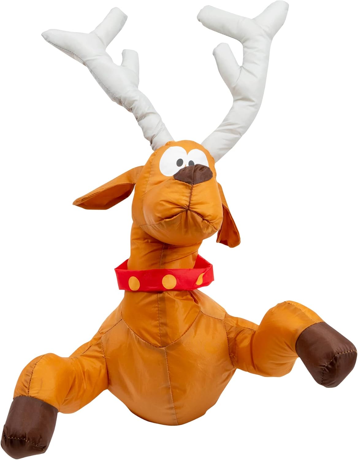 JollyCrash™ – Julemand og Rensdyr Vindues-Crash Dekoration