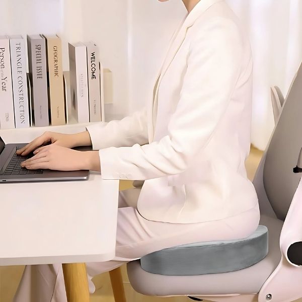 Cushova | Ergonomisk sædepude – memory foam til ryg- og hoftelindring