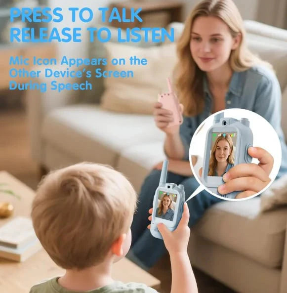 Kids' Rechargeable Video Walkie Talkies