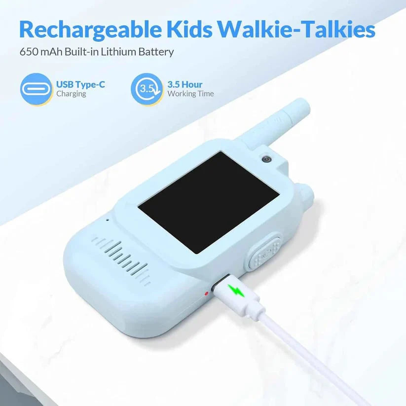 Kids' Rechargeable Video Walkie Talkies