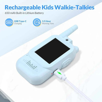 Kids' Rechargeable Video Walkie Talkies
