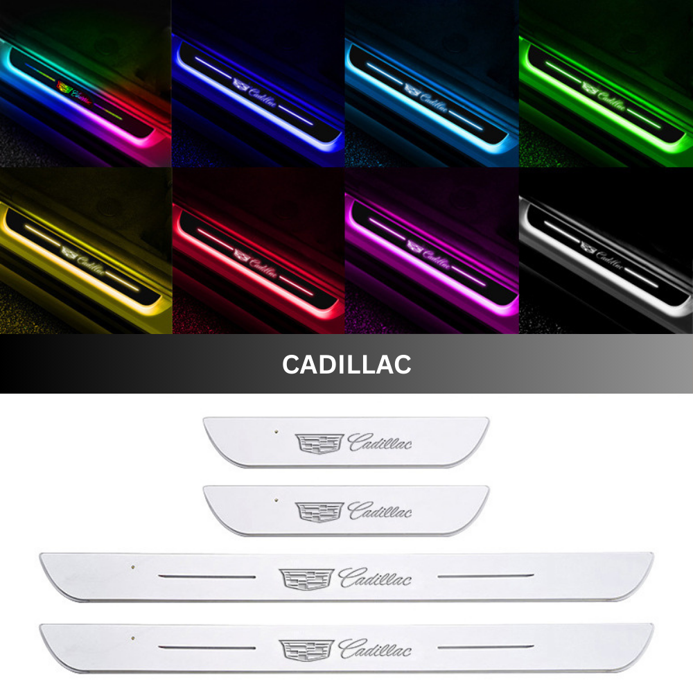 IlluminateDrive™ | LED-indstigningslys til bil – magnetisk montering & skiftende farver med dit logo