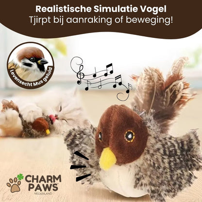 Bird Toys™ Realistisk Simulationsfugl til Katte