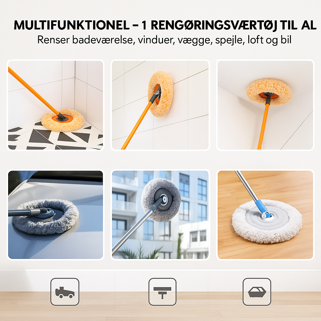 TopClean360™ – Når alle hjørner, selv loftet