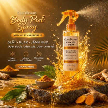 Lumièra – Body Peel Spray med Kojic + Gurkemeje