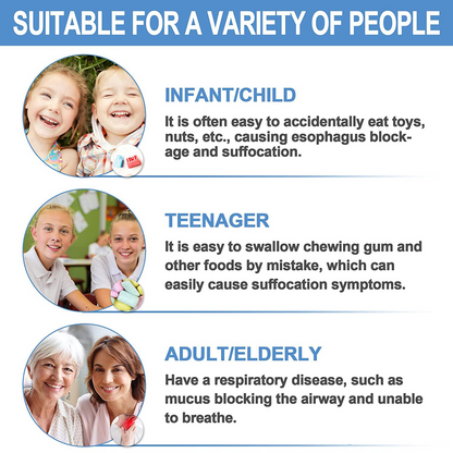 ClearAir Rescue Kit - Genanvendelig Nødstilfælde Luftvej Fjern Blokeringer Enhed Kit