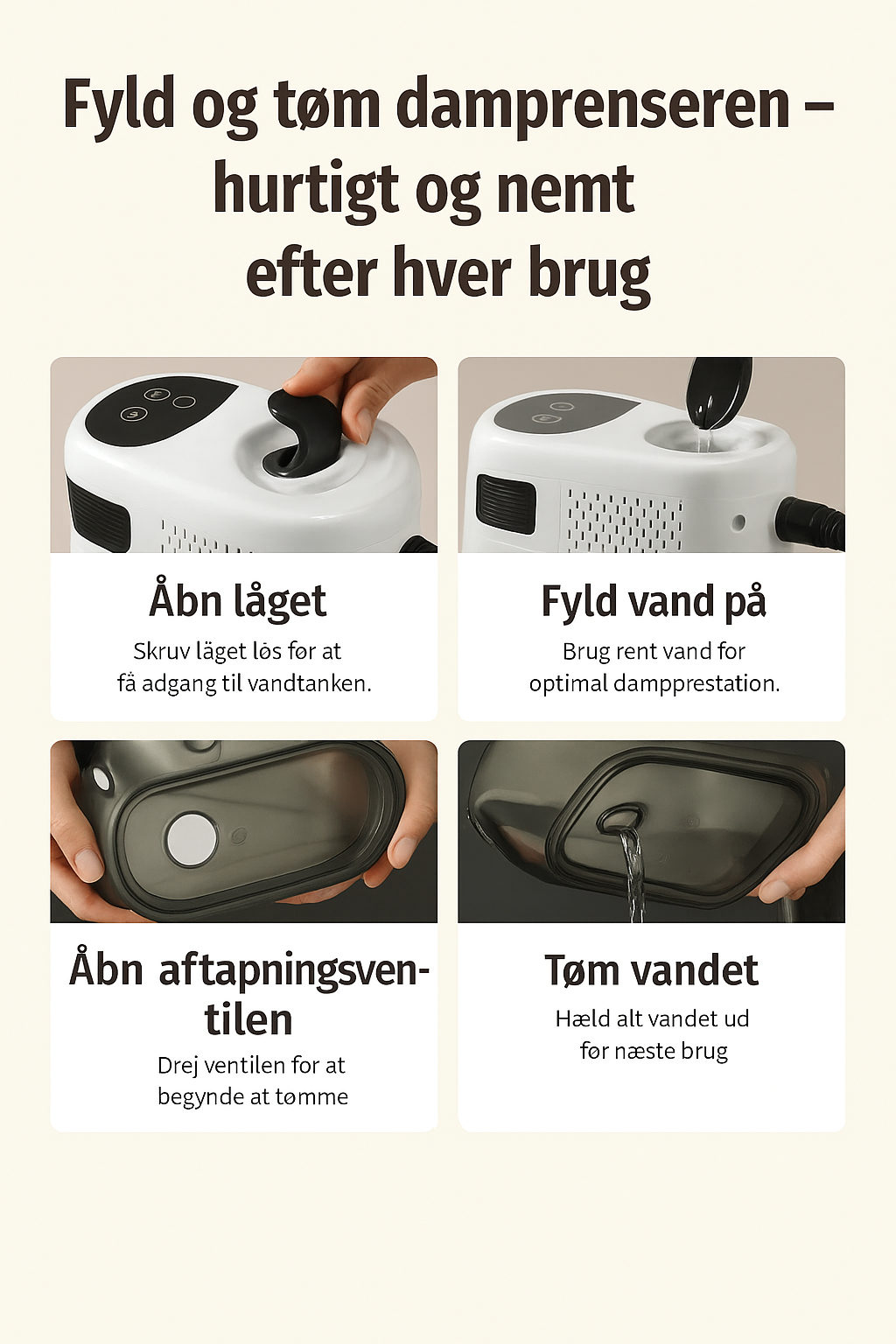 SteamMaster Pro 105°C - Ångrengörare 3 BAR