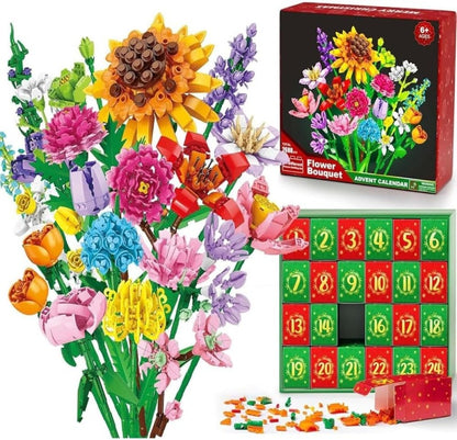 Flower Bouquet™ - Advent Calendar Building Blocks – Christmas Countdown Blind Box