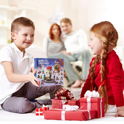 HappyChristmasBlocks: Jule Advents Kalender Byggeklodser Sæt