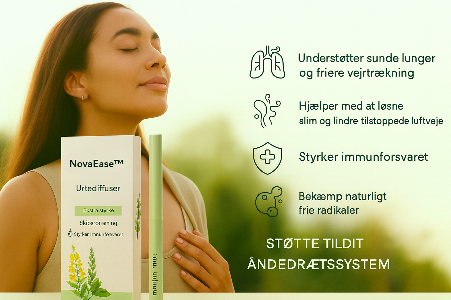 NovaEase Relief™ – Naturlig, ren og giftfri støtte