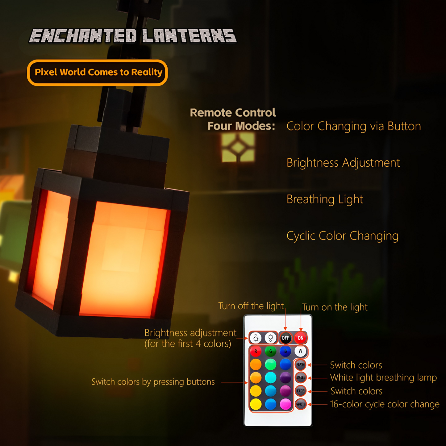 Pixel Lantern™ - Minecraft Pixel Lantern