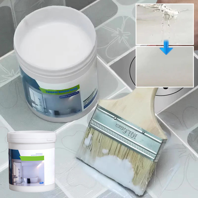 Transparent vandtæt belægning