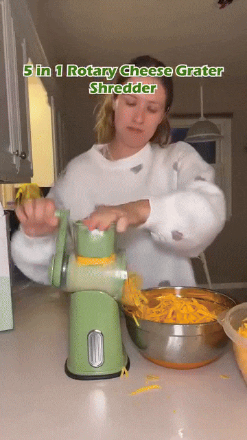 MultiSlice Pro – 5-i-1 Roterande Mandolin