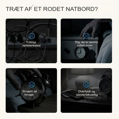 ClockStation™ – 6-i-1 trådløs ladestation med flere funktioner