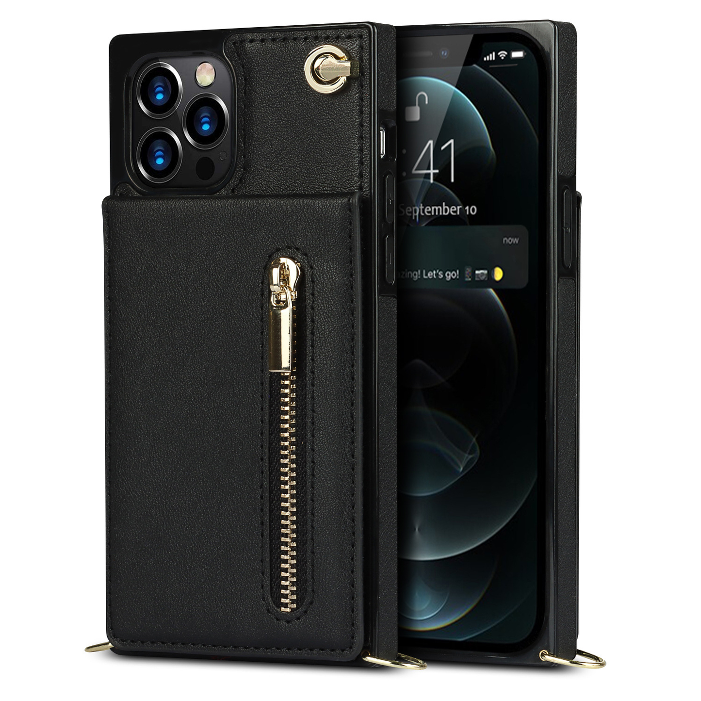 Icone™ PhoneWallet: Crossbody Telefon Etui Tegnebog Og Kortholder