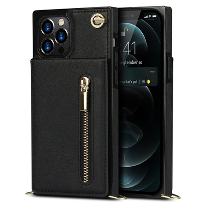 Icone™ PhoneWallet: Crossbody Telefon Etui Tegnebog Og Kortholder