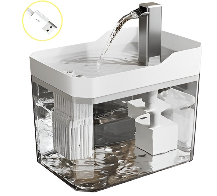 Catfri® WaterFountain: Smart Automatisk Kæledyr Vand Springvand
