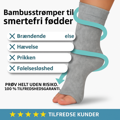 👉 Bambusstrømper til smertefri fødder