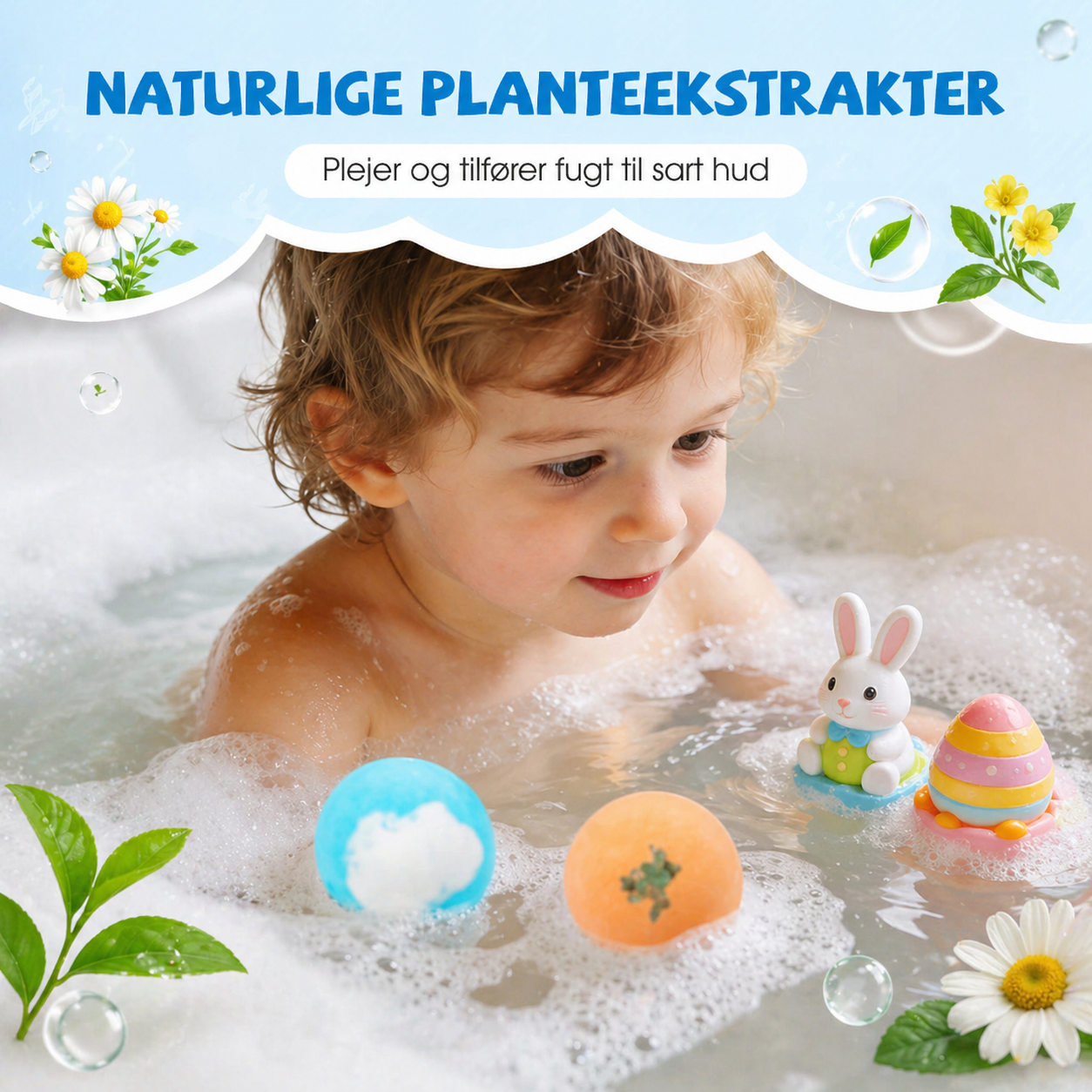 🛁 60% RABAT! 🎁 12-delt badbombe-gavesæt til børn – farverige, duftende & hudvenlige ✨
