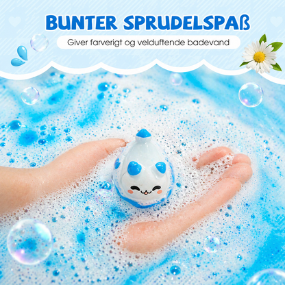 🛁 60% RABAT! 🎁 12-delt badbombe-gavesæt til børn – farverige, duftende & hudvenlige ✨