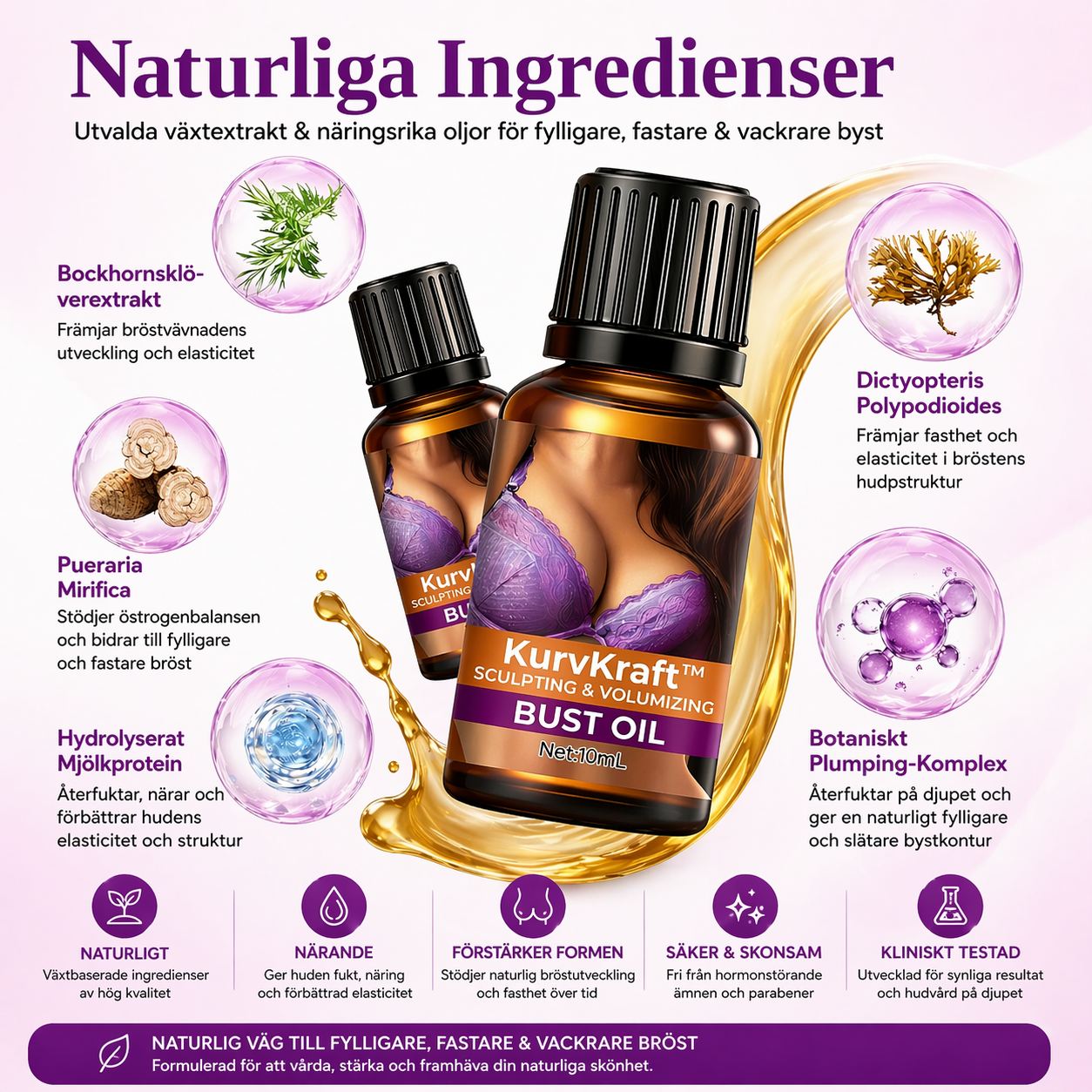 KurvKraft™ – Opstrammende & Volumengivende Brystolie