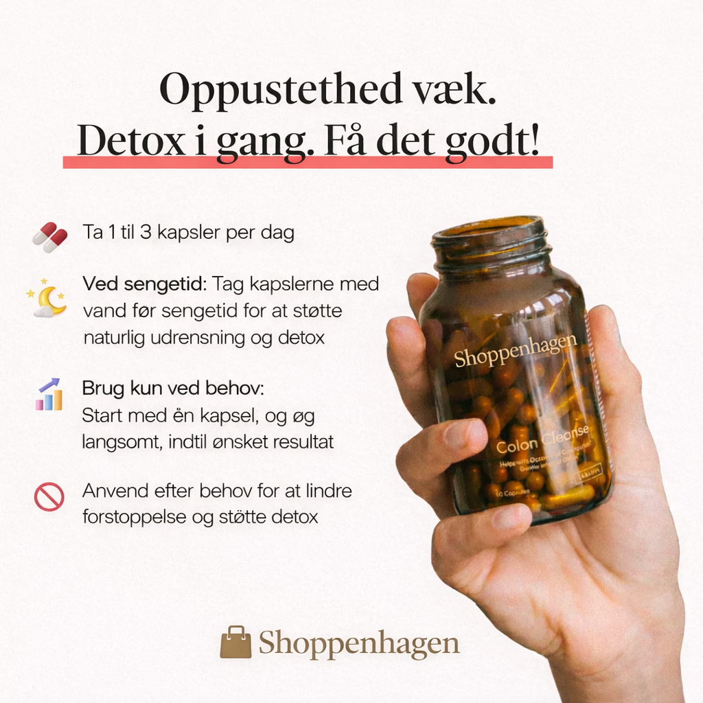 Colon Support – Slip af med parasitter, rens tarmene og føl dig lettere