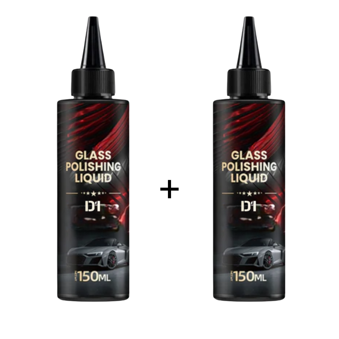 Cleaner Pro° GlassPolisher 1+1 GRATIS: Rense- og poleringsvæske til bilruder