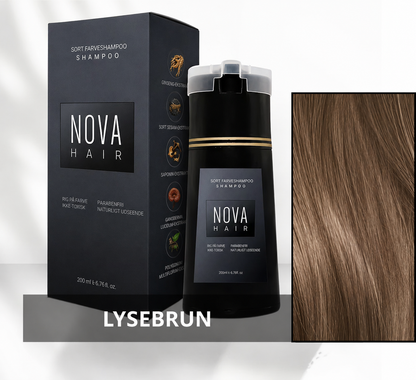 Nova farveshampoo – Fri for ammoniak, hydrogenperoxid og PPD.
