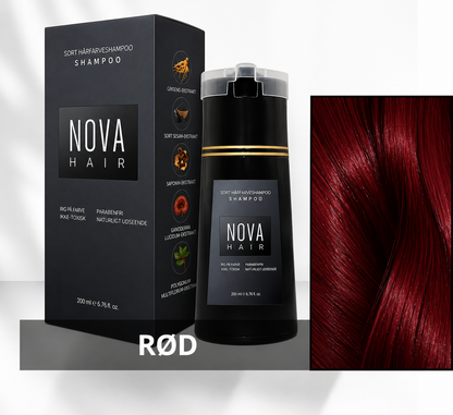 Nova farveshampoo – Fri for ammoniak, hydrogenperoxid og PPD.