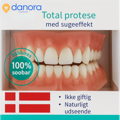 💎 NovaFullBite™ – Smil uden bekymringer, hver dag, Komplet protese med sugeeffekt