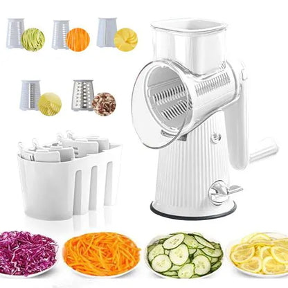 MultiSlice Pro – 5-i-1 Roterande Mandolin