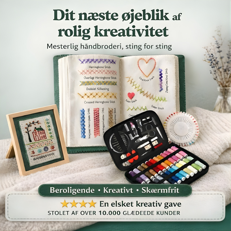 StitchCraft™ – Stofbroderi Øve- & Lærebog