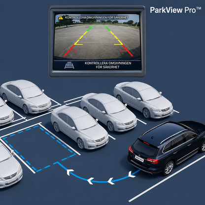 ParkView Pro™ Bakkamera – Sikker parkering uden stress og gætteri