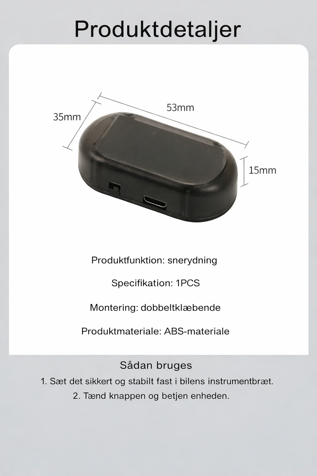 Anti-frost forrudeovertræk