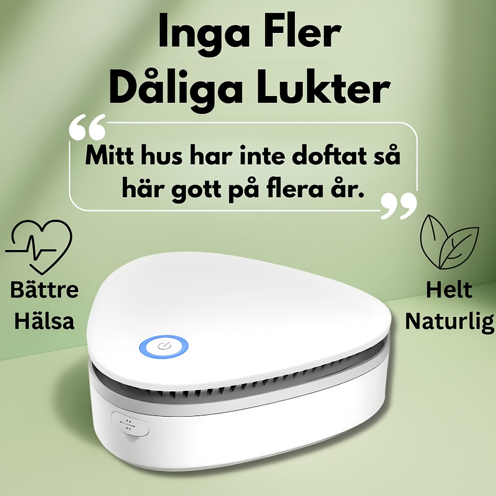 Lugtfri – Fjern dårlig lugt hurtigt og nemt!