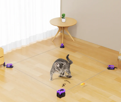 🐾 Smart interaktivt jagtlegetøj (til katte og hunde)