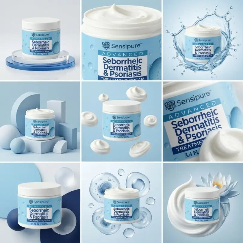 Sensipure™ Skin Relief Cream | Hurtigvirkende lindring mod skældannelse, afskalning og tør hud