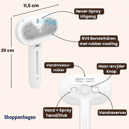 Steami Pro™ Professionel Pelsplejebørste til Kæledyr