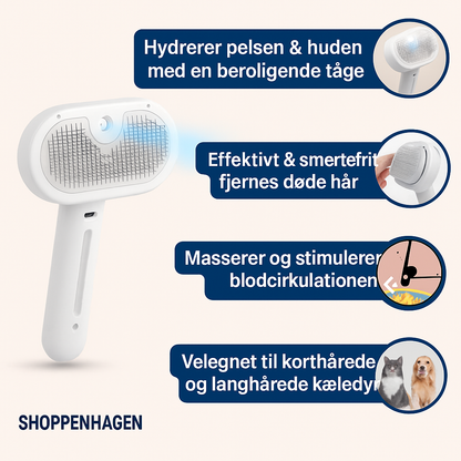 Steami Pro™ Professionel Pelsplejebørste til Kæledyr