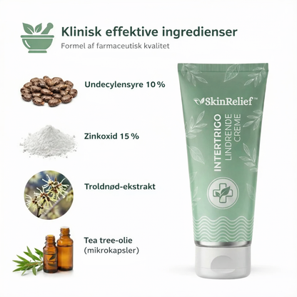 SkinRelief™ Intertrigo Beroligende Creme | Behandler 99 % af hudfolderudslæt fra første anvendelse
