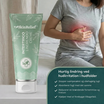 SkinRelief™ Intertrigo Beroligende Creme | Behandler 99 % af hudfolderudslæt fra første anvendelse