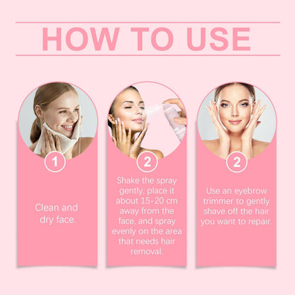 HairIdentifier 1+1 GRATIS: Let At Bruge Ansigtshår Identifikator Spray Med Barbermaskiner
