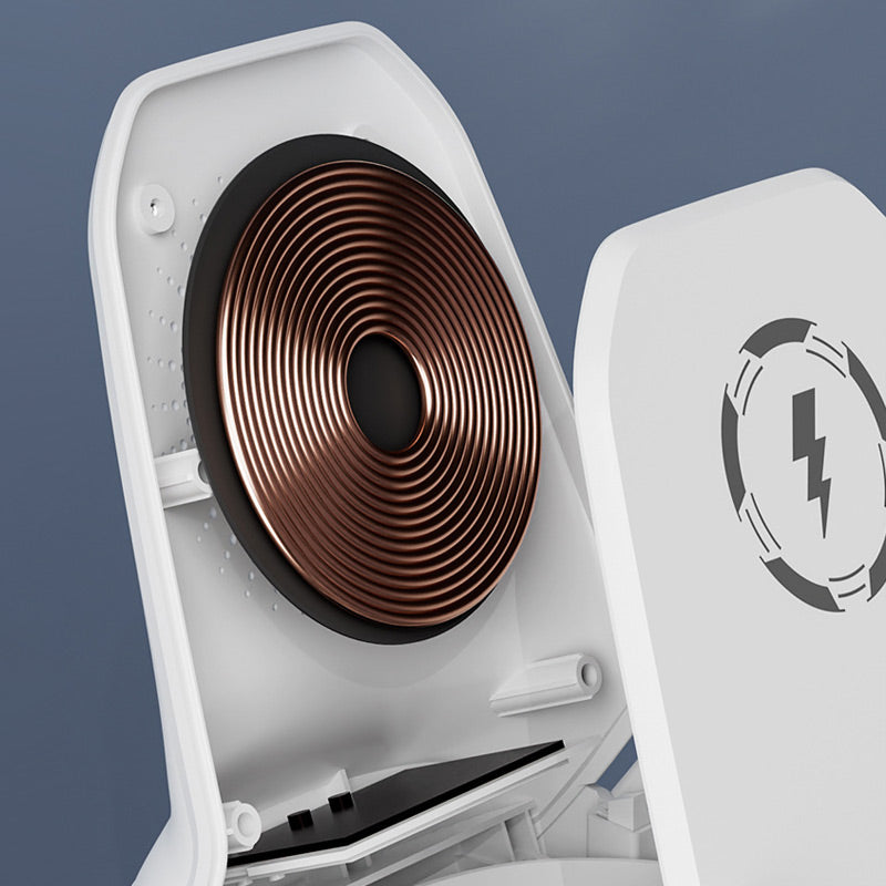 TrådløsHolder | Multifunktionel trådløs hurtigoplader med telefonstand