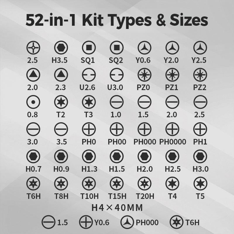 💥2025 Udsalg 💥Multifunktionelt elektrisk skruetrækkersæt