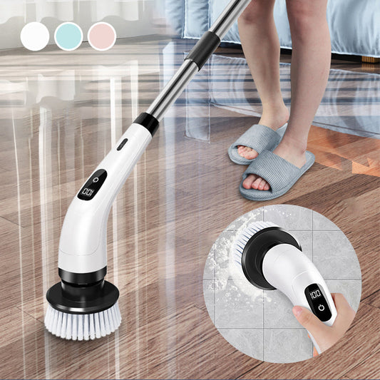 9-in-1 Electric Cleaning Brush™ - 6 Interchangeable Heads with IPX7 Waterproof Rating for Bathroom & Car Cleaning 🚿🚗🧽 50% OFF LIMITED SALE! ✨