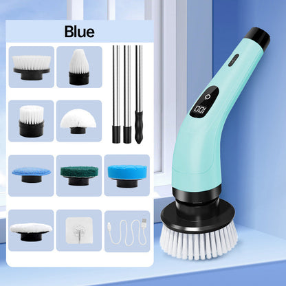 9-in-1 Electric Cleaning Brush™ - 6 Interchangeable Heads with IPX7 Waterproof Rating for Bathroom & Car Cleaning 🚿🚗🧽 50% OFF LIMITED SALE! ✨