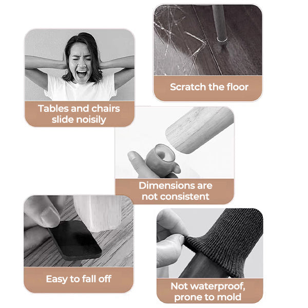 🪑Stille anti-slip tafelpootstickers