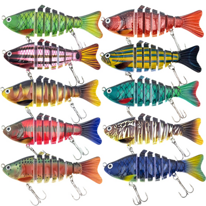 🎣 50% RABAT! 🐟 Multi-segmenteret bionisk svømmende kunstagn