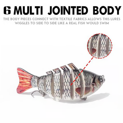 🎣 50% RABAT! 🐟 Multi-segmenteret bionisk svømmende kunstagn