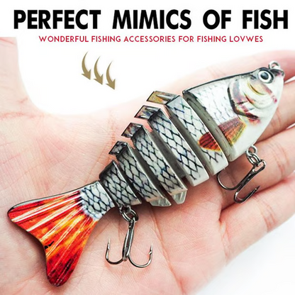 🎣 50% RABAT! 🐟 Multi-segmenteret bionisk svømmende kunstagn
